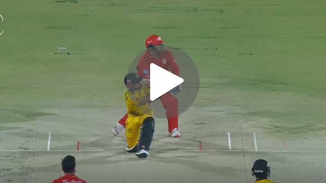 [Watch] Babar Azam Takes Agha Salman To Cleaners With Rare Sweep In PSL Eliminator 2